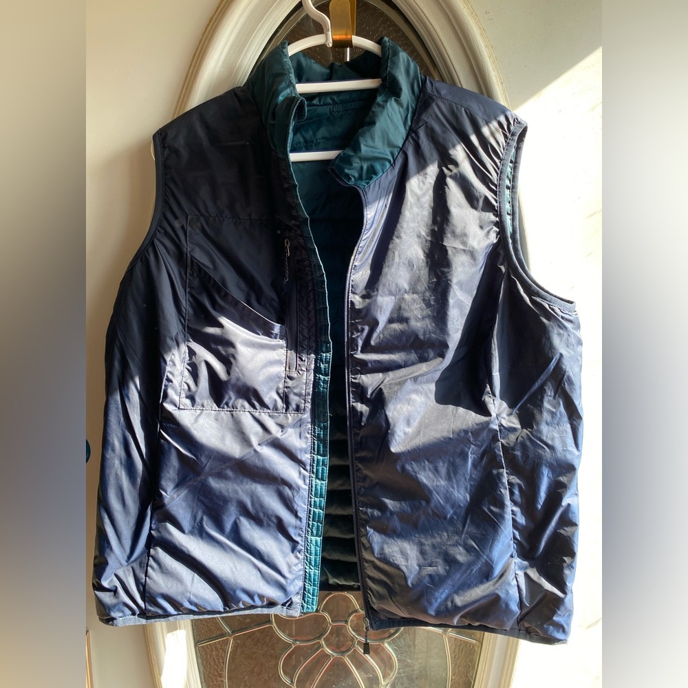 🩵 Eddie Bauer Women’s Packable 650 Down Vest - XL - Picture 8 of 11